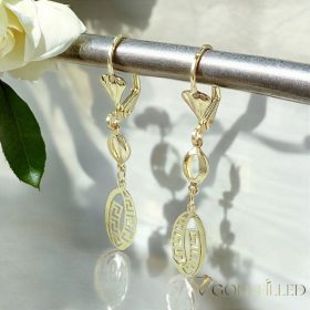 Orecchini GOLDFILLED antiallergici 46mm colore 14K