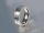 Anello in acciaio inossidabile con pietra