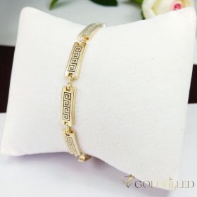 Bracciale GOLDFILLED antiallergico 17cm/5,5mm colore 14K