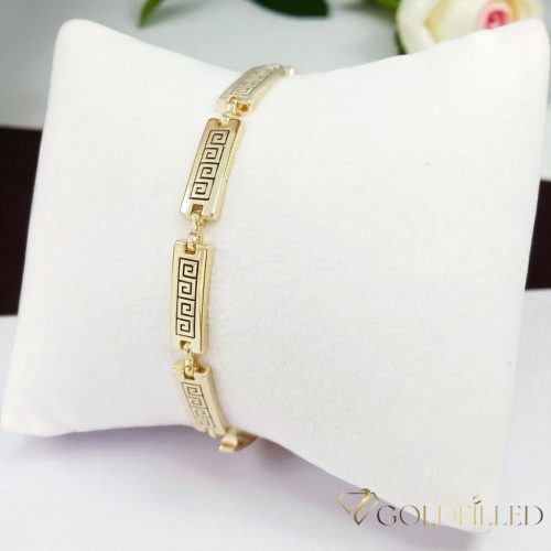 Bracciale GOLDFILLED antiallergico 17cm/5,5mm colore 14K