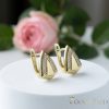 Orecchino GOLDFILLED antiallergico 14mm colore 14K 