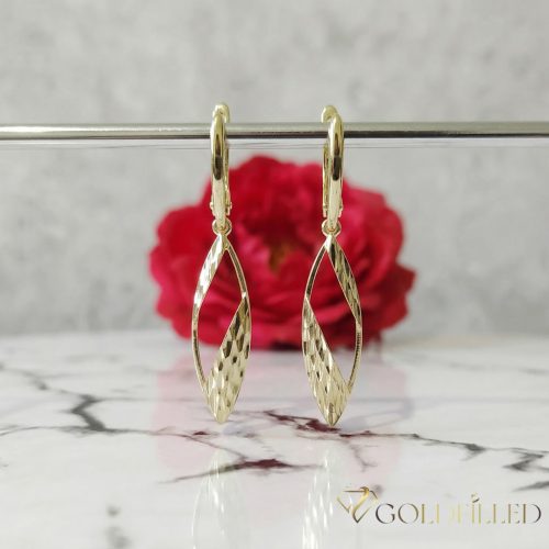 Orecchini GOLDFILLED antiallergici 50mm colore 14K