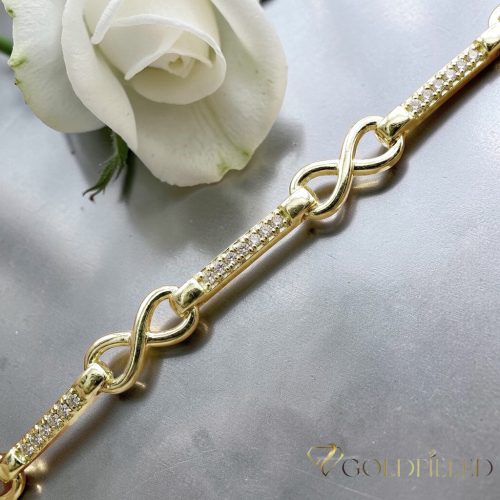 Bracciale GOLDFILLED antiallergico 17cm/5mm colore 14K