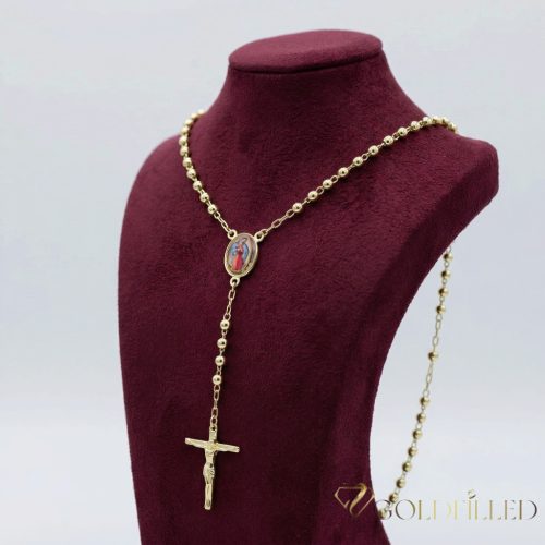 Collana GOLDFILLED antiallergica 60cm lunga e 4mm larga colore 14K