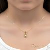 Collana GOLDFILLED antiallergica 45cm/1mm + Pendente colore 14K