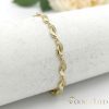 Bracciale GOLDFILLED antiallergico 17cm/6mm colore 14K