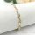 Bracciale GOLDFILLED antiallergico 17cm/6mm colore 14K
