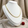 Collana GOLDFILLED antiallergica 50cm lunga e 5,2mm larga colore 14K