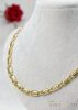 Collana GOLDFILLED antiallergica 50cm lunga e 5,2mm larga colore 14K