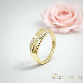 Anello GOLDFILLED antiallergico, diverse misure colore 14K