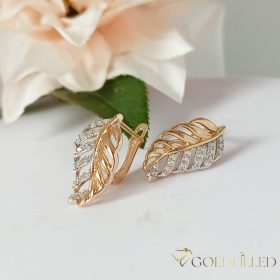 Orecchino GOLDFILLED antiallergico 20mm colore 18K