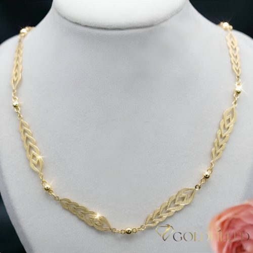 Collana GOLDFILLED antiallergica 45cm/9mm colore 14K