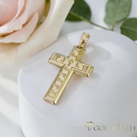 Pendente GOLDFILLED antiallergico 33mm colore 18K