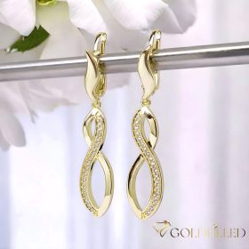 Orecchini GOLDFILLED antiallergici 50mm colore 14K