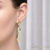 Orecchini GOLDFILLED antiallergici 50mm colore 14K