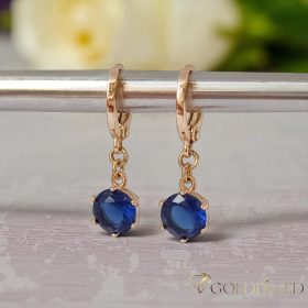   Orecchini GOLDFILLED antiallergici a forma di  28mm colore 18K