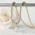 Collana GOLDFILLED antiallergica 50cm/3mm + Pendente colore 14K