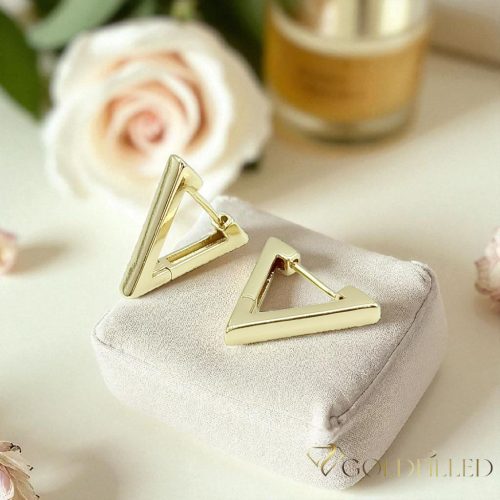Orecchino GOLDFILLED antiallergico 16mm colore 18K