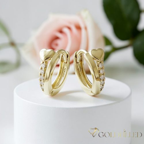 Orecchino GOLDFILLED antiallergico 9mm colore 14K