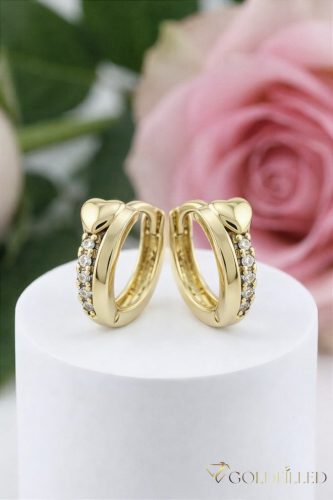Orecchino GOLDFILLED antiallergico 9mm colore 14K