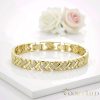 Bracciale GOLDFILLED antiallergico 17cm/8mm colore 14K
