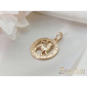   Orecchino GOLDFILLED antiallergico con pendente 28mm colore 18K