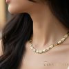 Collana GOLDFILLED antiallergica esclusiva in diverse dimensioni /7 mm colore 14K Multicolor 