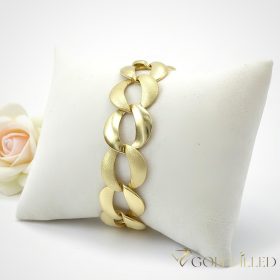 Bracciale GOLDFILLED antiallergico 19cm/18mm colore 14K