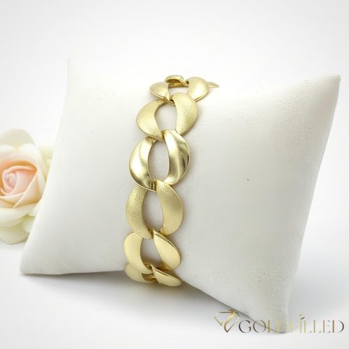 Bracciale GOLDFILLED antiallergico 19cm/18mm colore 14K