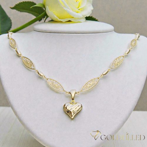 Collana GOLDFILLED antiallergica Luxury 50cm lunga e 6,5mm larga colore 14K