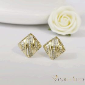 Orecchino GOLDFILLED antiallergico 17mm colore 18K
