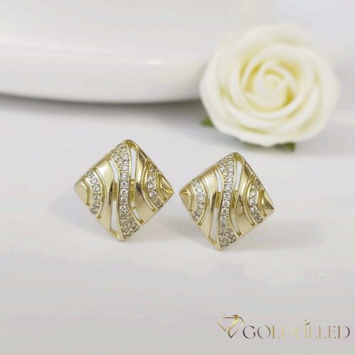Orecchino GOLDFILLED antiallergico 17mm colore 18K