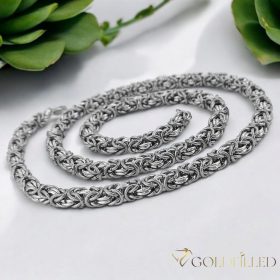GOLDFILLED collana in acciaio inox 60cm/7mm	