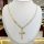 Collana GOLDFILLED antiallergica 50cm/4mm + Pendente colore 14K