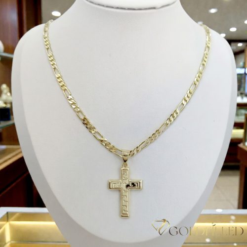 Collana GOLDFILLED antiallergica 50cm/4mm + Pendente colore 14K