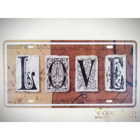 Tavola decorativa in metallo 15x30cm