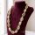 Collana GOLDFILLED antiallergica Luxury Barakka 70cm lunga e 16mm larga (230g) colore 14K multicolore