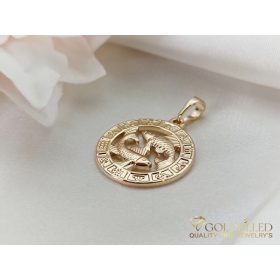   Orecchino GOLDFILLED antiallergico con pendente 28mm colore 18K