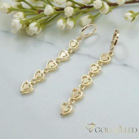 Orecchini GOLDFILLED antiallergici 54mm colore 14K