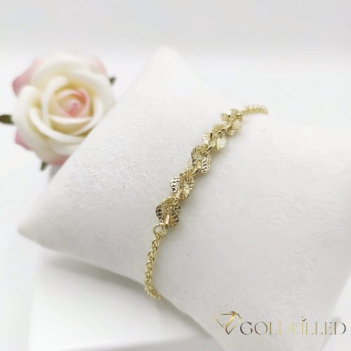Bracciale GOLDFILLED antiallergico 17-20cm/1-5mm colore 14K