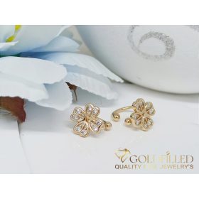Orecchino GOLDFILLED antiallergico / clip 13mm colore 18K