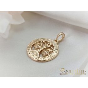   Orecchino GOLDFILLED antiallergico con pendente 28mm colore 18K
