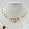 Collana GOLDFILLED antiallergica 50cm/6-20 mm colore 14 K multicolore