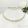 Collana GOLDFILLED antiallergica 45cm/7mm + Bracciale 19cm colore 14K