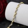 Collana GOLDFILLED antiallergica 45cm/7mm + Bracciale 19cm colore 14K