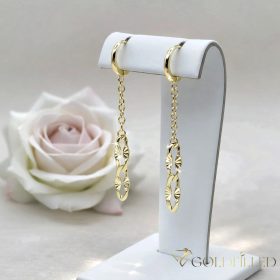 Orecchini GOLDFILLED antiallergici 54mm colore 14K