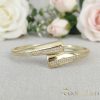 Bracciale GOLDFILLED antiallergico 4-16mm colore  (14K) diametro 60mm "apribile"