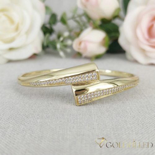 Bracciale GOLDFILLED antiallergico 4-16mm colore  (14K) diametro 60mm "apribile"