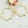 Orecchini GOLDFILLED antiallergici a cerchio 40mm colore 14K