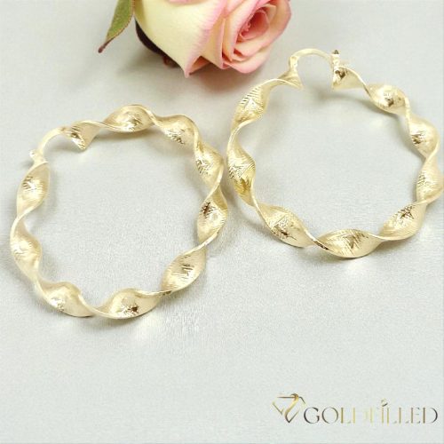 Orecchini GOLDFILLED antiallergici a cerchio 40mm colore 14K